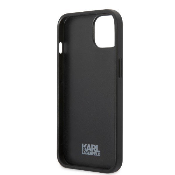 Karl Lagerfeld KLHCP13LPMNIKBK iPhone 13 Pro / 13 6,1&quot; hardcase czarny/black Monogram Ikonik Patch