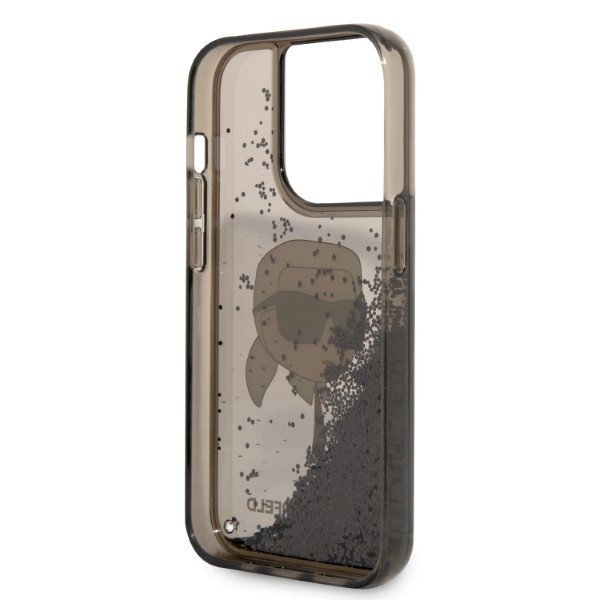 Karl Lagerfeld KLHCP14XLNKHCK iPhone 14 Pro Max 6,7&quot; czarny/black hardcase Glitter Karl Head