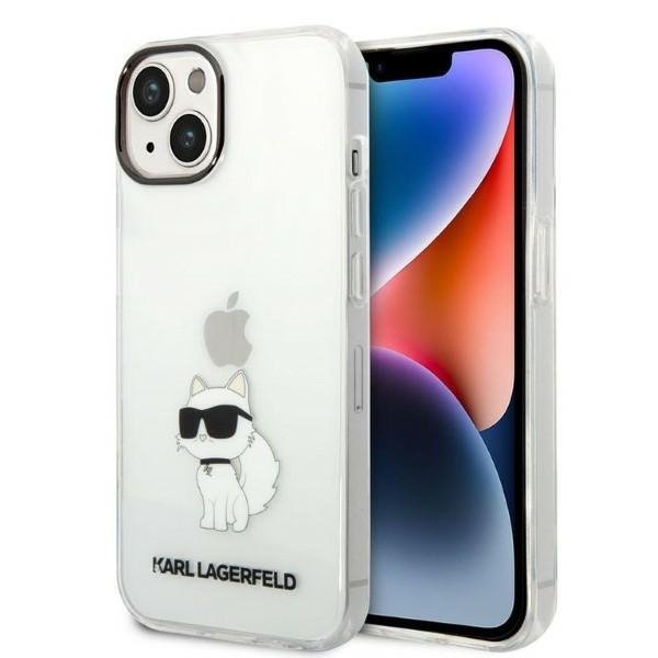 Karl Lagerfeld KLHCP14MHNCHTCT iPhone 14 Plus / 15 Plus 6,7&quot; transparent hardcase Ikonik Choupette