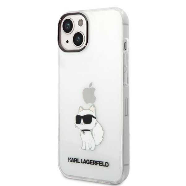 Karl Lagerfeld KLHCP14MHNCHTCT iPhone 14 Plus / 15 Plus 6,7&quot; transparent hardcase Ikonik Choupette