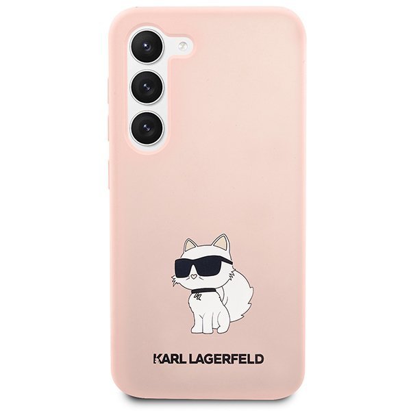Karl Lagerfeld KLHCS23MSNCHBCP S23+ S916 hardcase różowy/pink Silicone Choupette
