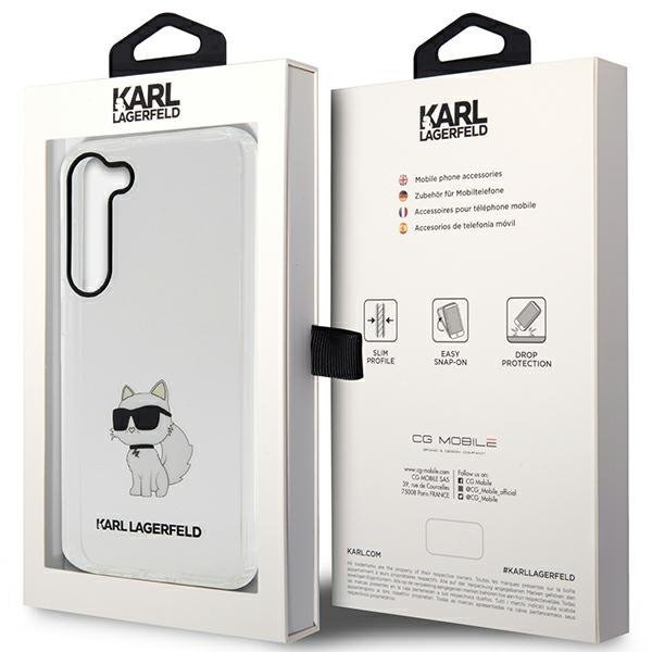 Karl Lagerfeld KLHCS23SHNCHTCT S23 S911transparent hardcase Ikonik Choupette