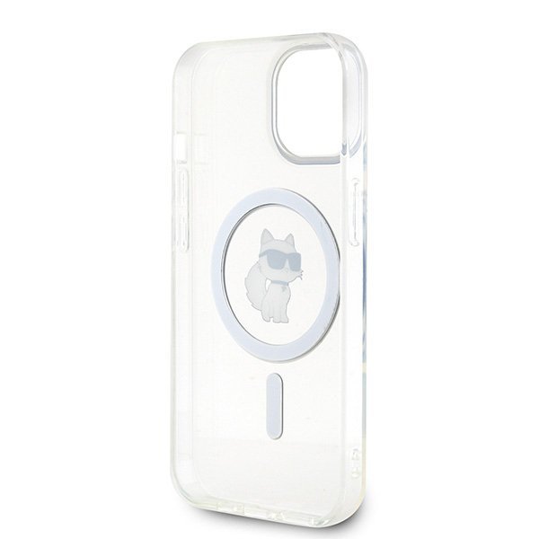 Karl Lagerfeld KLHMP15SHFCCNOT iPhone 15 / 14 / 13 6.1&quot; transparent hardcase IML Choupette MagSafe