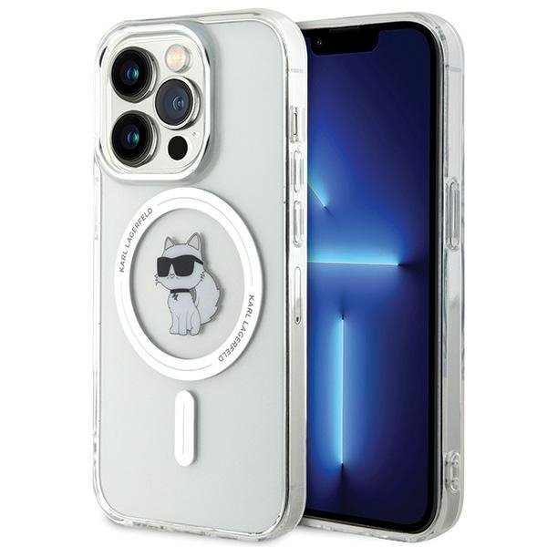 Karl Lagerfeld KLHMP15LHFCCNOT iPhone 15Pro 6.1&quot; transparent hardcase IML Choupette MagSafe