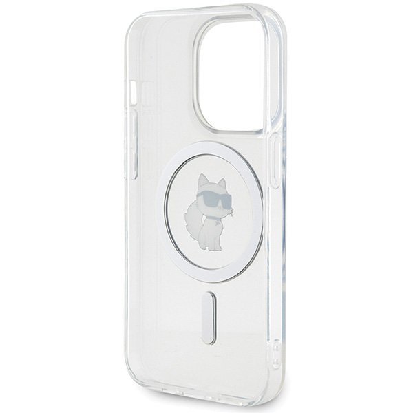 Karl Lagerfeld KLHMP15LHFCCNOT iPhone 15 Pro 6.1&quot; transparent hardcase IML Choupette MagSafe