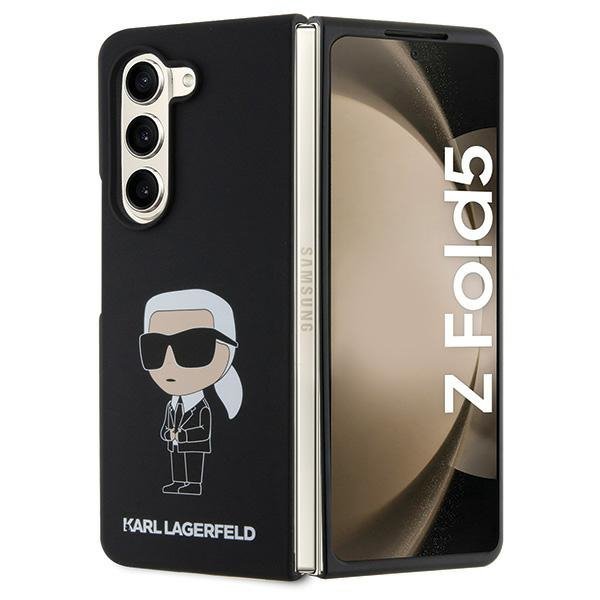 Karl Lagerfeld KLHCZFD5SNIKBCK Z Fold5 hardcase czarny/black Silicone Ikonik