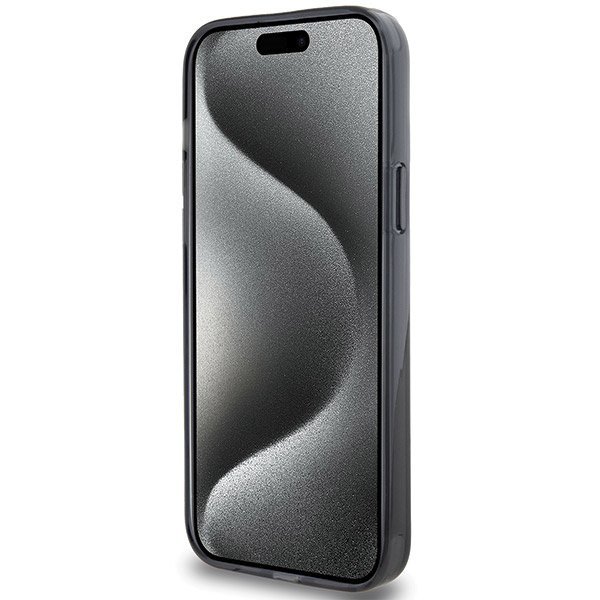 Karl Lagerfeld KLHMP15SHMRSKHK iPhone 15 / 14 / 13 6.1&quot; czarny/black hardcase Ring Stand Karl Head MagSafe