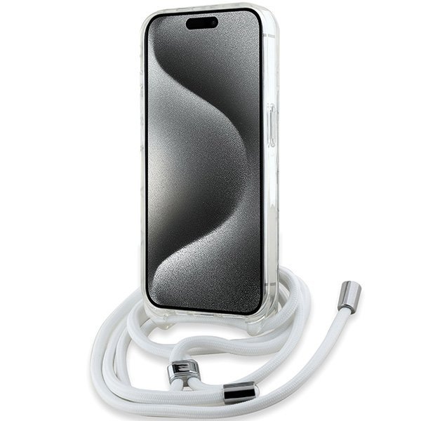 Karl Lagerfeld KLHMP15XHCKHNT iPhone 15 Pro Max 6.7&quot; hardcase transparent Crossbody IML Karl Head Magsafe