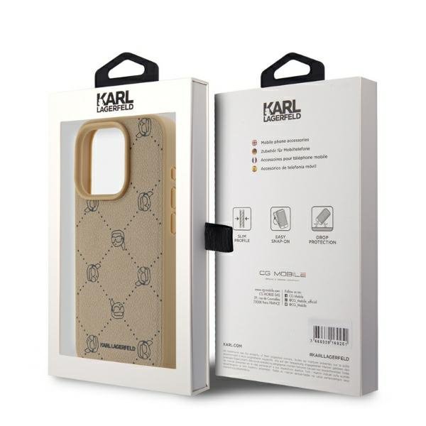 Karl Lagerfeld KLHMP15XPGKHPHE iPhone 15Pro Max 6.7&quot; beżowy/beige Magsafe Karl Heads