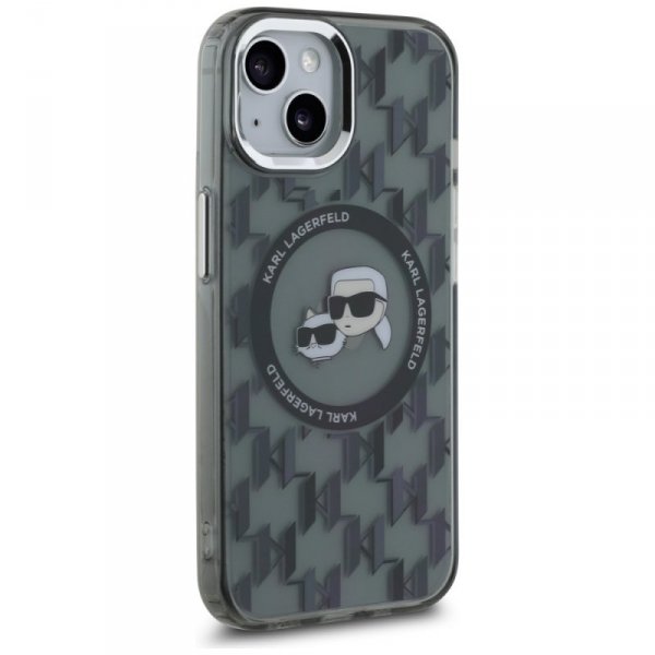 Karl Lagerfeld KLHMP15SHMCKMHK iPhone 156.1&quot; czarny/black IML Monogram Karl&Choupette Head MagSafe