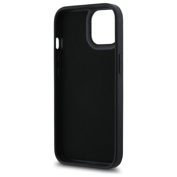 Karl Lagerfeld KLHCP15S3DRKSDLK iPhone   15 6.1&quot; czarny/black hardcase 3D Rubber Signature