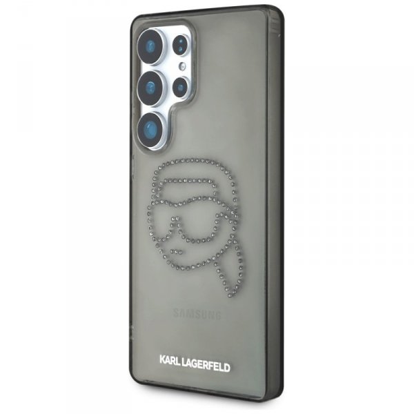 Etui Karl Lagerfeld Rhinestones Karl     Head Logo do Samsung Galaxy S25 Ultra czarny