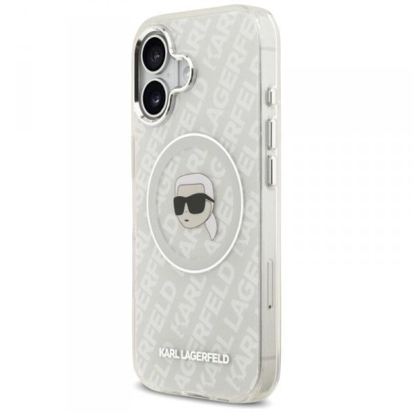 Etui Karl Lagerfeld IML Karl Head Logo   MagSafe do iPhone 17 szary