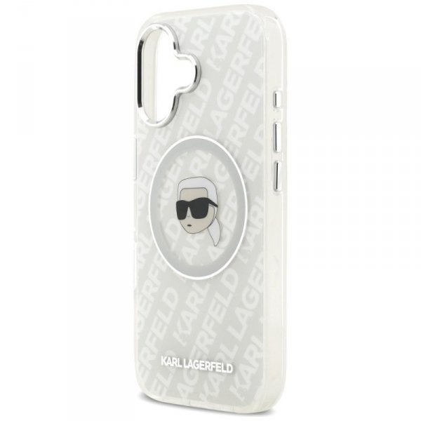 Etui Karl Lagerfeld IML Karl Head Logo   MagSafe do iPhone 17 szary