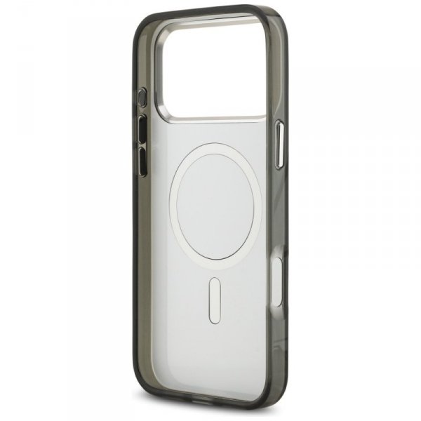 Etui Karl Lagerfeld IML Aquarelle Karl   & Choupette & Logo MagSafe do iPhone 17 Pro czarny