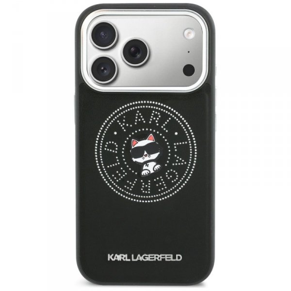 Etui Karl Lagerfeld Point & Choupette    Sketch MagSafe do iPhone 17 Pro czarny