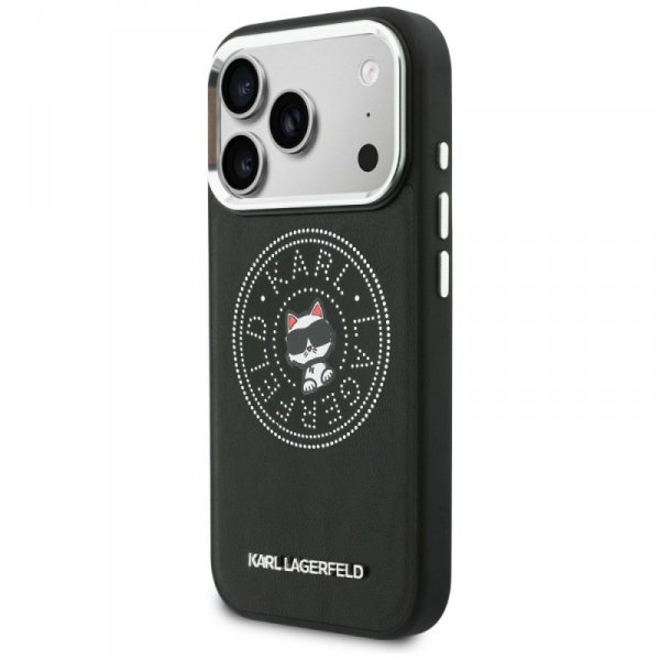Etui Karl Lagerfeld Point & Choupette    Sketch MagSafe do iPhone 17 Pro Max czarny