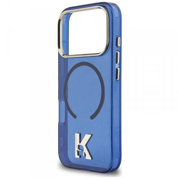 Etui Karl Lagerfeld IML K Head Logo      MagSafe do iPhone 17 Pro niebieski