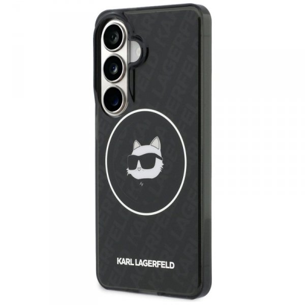 Etui Karl Lagerfeld IML Repeated         Choupette MagSafe do Samsung Galaxy S26 czarny
