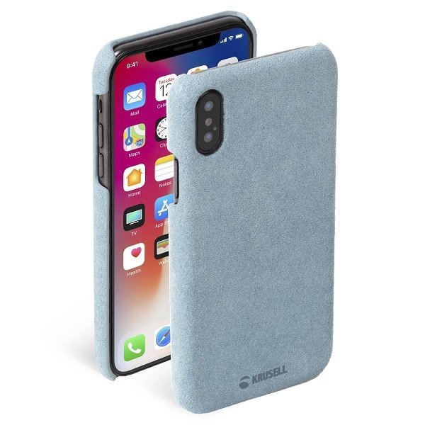 Krusell iPhone X/Xr Broby Cover 61467 niebieski/blue