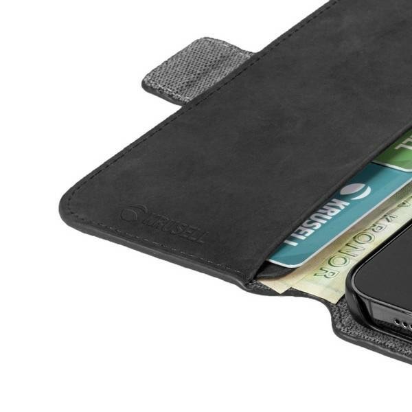 Krusell PhoneWallet Leather iPhone 13 Pro Max 6.7&quot; czarny/black 62396