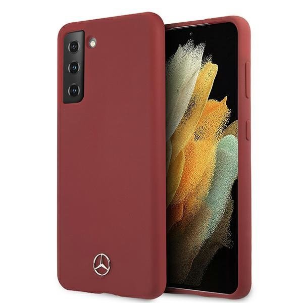 Mercedes MEHCS21MSILRE S21+ G996czerwony/red hardcase Silicone Line