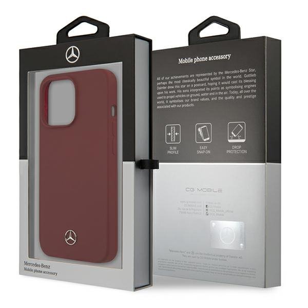 Mercedes MEHCP13LSILRE iPhone 13 Pro / 13 6,1&quot; czerwony/red hardcase Silicone Line