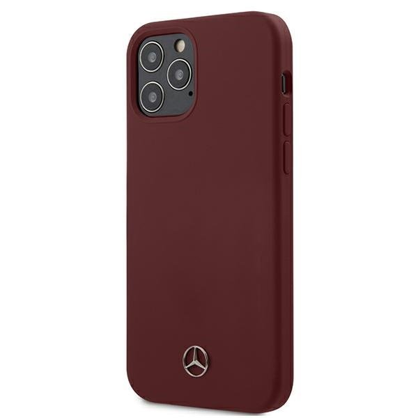 Mercedes MEHCP12MSILRE iPhone 12/12 Pro 6,1&quot; czerwony/red hardcase Silicone Line