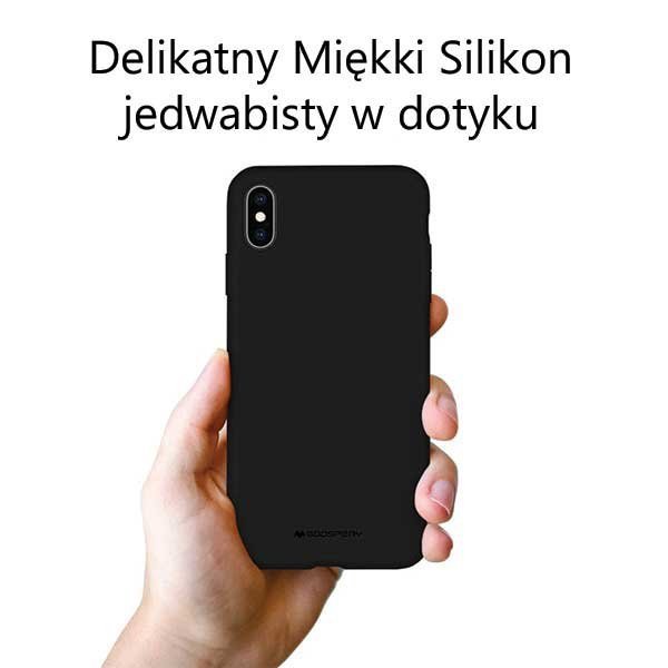 Mercury Silicone iPhone 14 Plus / 15 Plus 6.7&quot; czarny/black