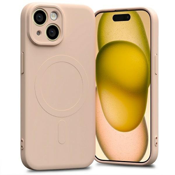 Mercury MagSafe Semi-Silicone iPhone 156,1&quot; różowo-piaskowy /pink sand
