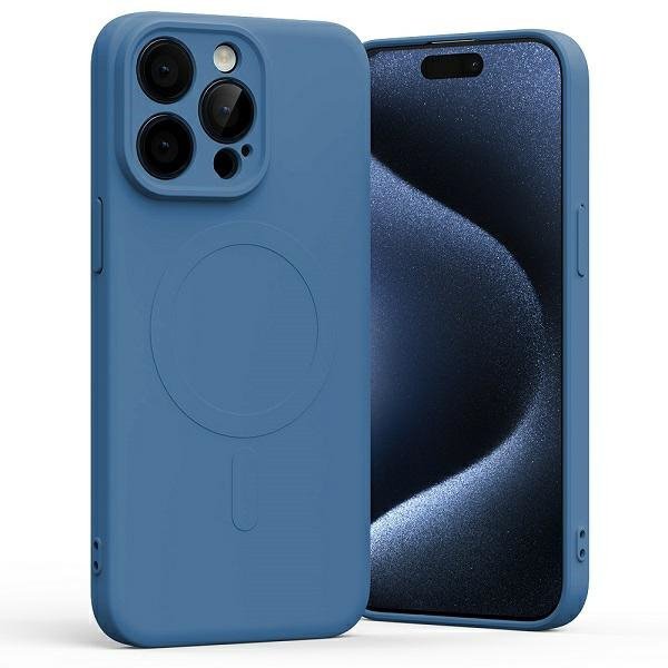 Mercury MagSafe Semi-Silicone iPhone 15 Pro Max 6,7&quot; niebieski /blue