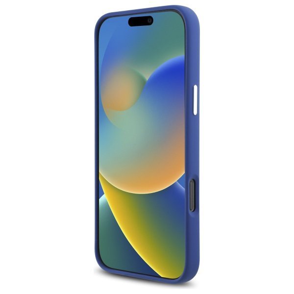Mercedes MEHMP16X23SUMRV iPhone 16 Pro   Max 6.9&quot; granatowy/navy hardcase Silicone Red Stripe MagSafe