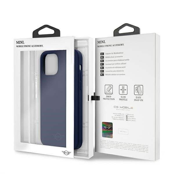 Mini MIHCP12LSLTNA iPhone 12 Pro Max 6,7&quot; granatowy/navy hard case Silicone Tone On Tone