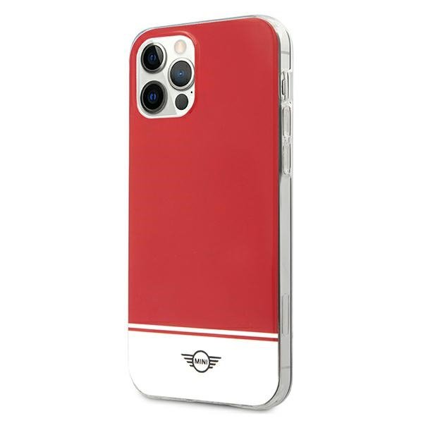 Mini MIHCP12MPCUBIRE iPhone 12/12 Pro 6,1&quot; czerwony/red hard case Stripe Collection