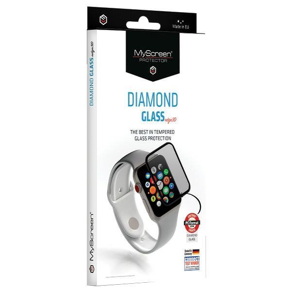 MS Diamond Glass Edge 3D 2.5D Apple      Watch Ultra/Ultra 2 49mm srebrny/silver