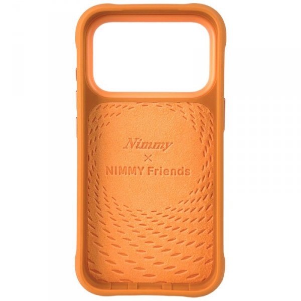 Etui Nimmy Glasses Cool Dog do iPhone 17 Pro Max pomarańczowy