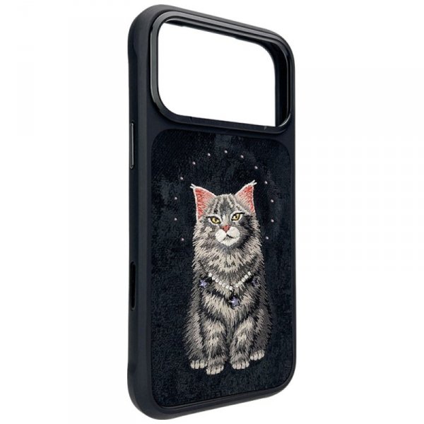 Etui Nimmy Lucky Fashion Cat MagSafe do  iPhone 17 Pro czarny