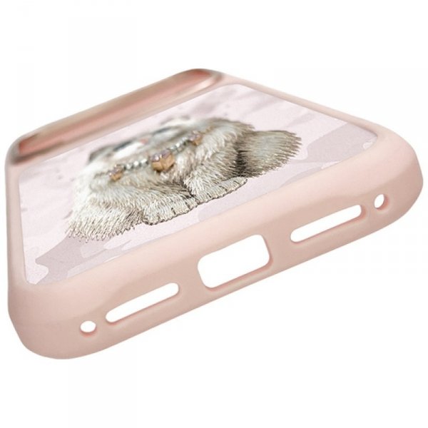 Etui Nimmy Lucky Fashion Cat MagSafe do  iPhone 17 Pro różowy