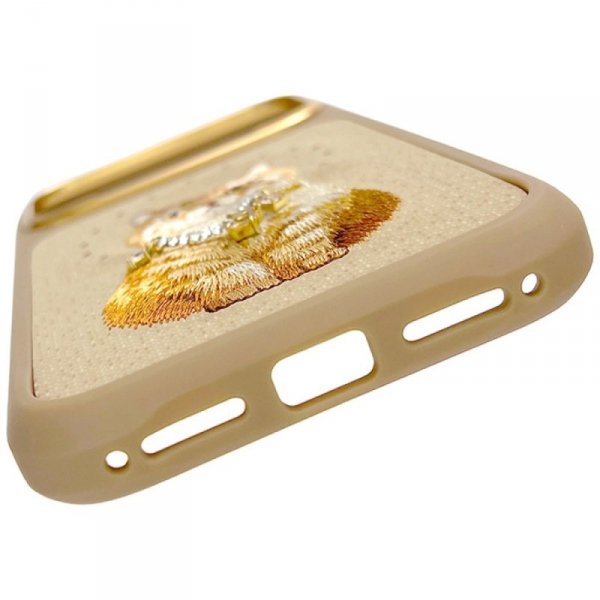 Etui Nimmy Lucky Fashion Cat MagSafe do iPhone 17 Pro brązowy