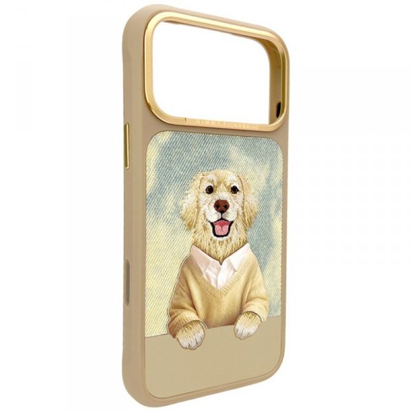 Etui Nimmy Gentle Pets Series Dog        MagSafe do iPhone 17 Pro Max brązowy