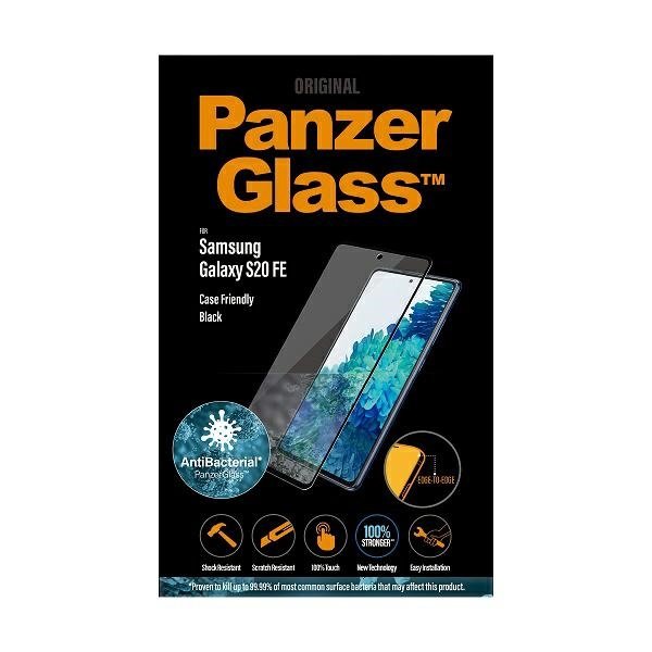 PanzerGlass E2E Microfracture Sam S20 FE G781 Case Friendly Finger Print AntiBacterial czarny/black