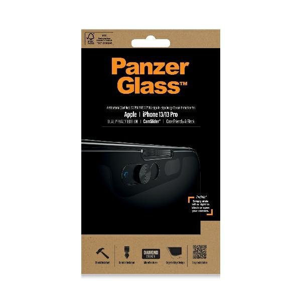 PanzerGlass E2E Microfracture iPhone 13 /13 Pro 6,1&quot; Case Friendly CamSlider Privacy Antibacterial czarny/black P2748