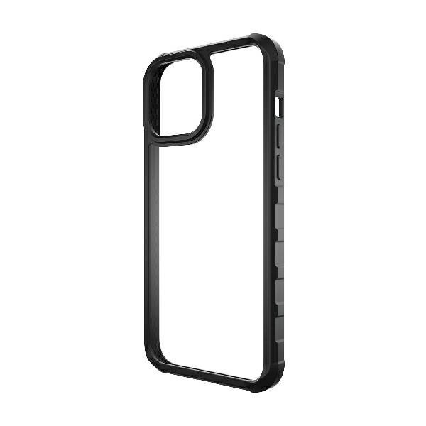 PanzerGlass ClearCase iPhone 13 Pro Max 6.7&quot; black Antibacterial Military grade SilverBullet 0320
