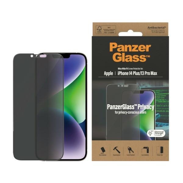 PanzerGlass Ultra-Wide Fit iPhone 14 Plus / 13 Pro Max 6,7&quot; Privacy Screen Protection Antibacterial P2773