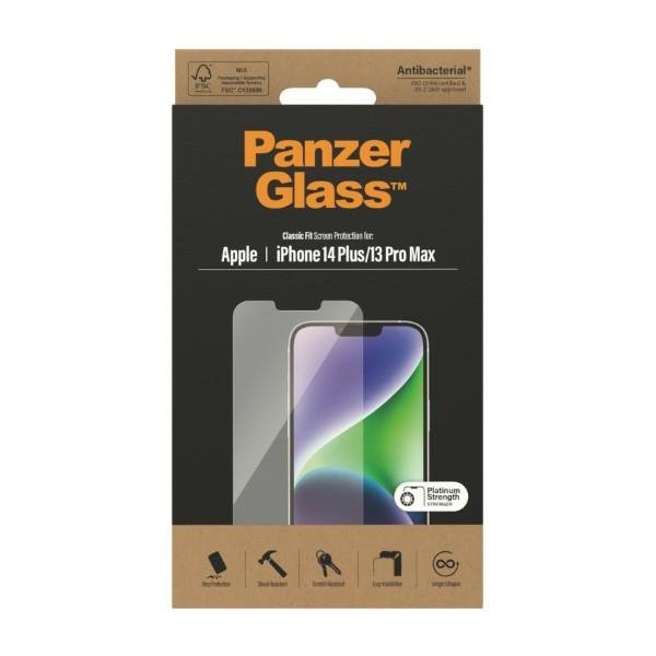 PanzerGlass Classic Fit iPhone 14 Plus / 13 Pro Max 6,7&quot; Screen Protection Antibacterial 2769
