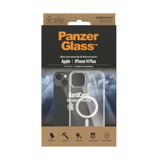 PanzerGlass HardCase iPhone 14 Plus / 15 Plus 6.7&quot; MagSafe Antibacterial Military grade transparent 0411