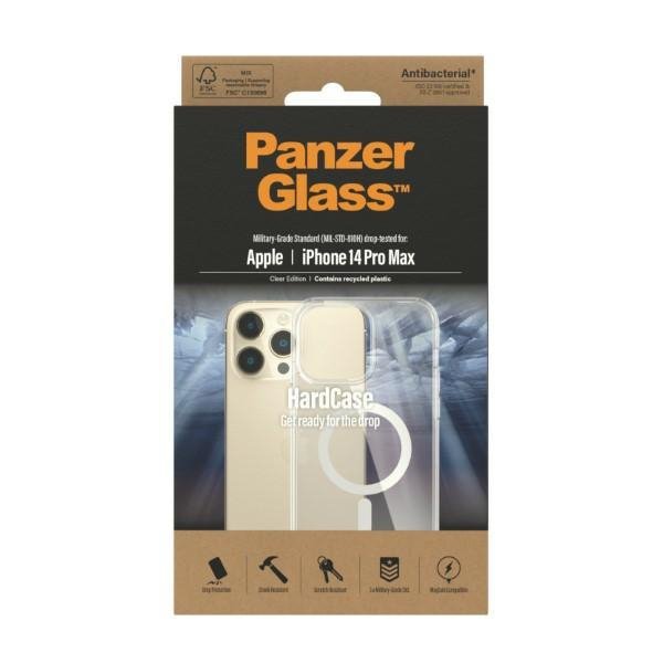 PanzerGlass HardCase iPhone 14 Pro Max 6,7&quot; MagSafe Antibacterial Military grade transparent 0412
