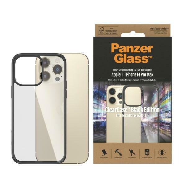 PanzerGlass ClearCase iPhone 14 Pro Max 6,7&quot; Antibacterial czarny/black 0408