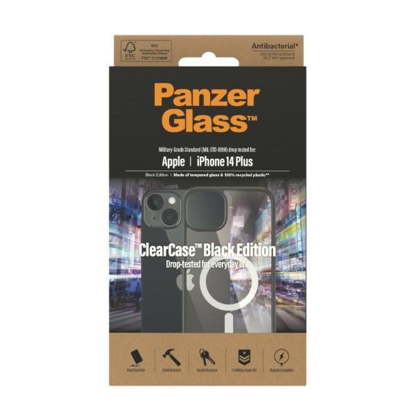 PanzerGlass ClearCase MagSafe iPhone14 Plus / 15 Plus 6,7&quot; Antibacterial czarny/black 0415