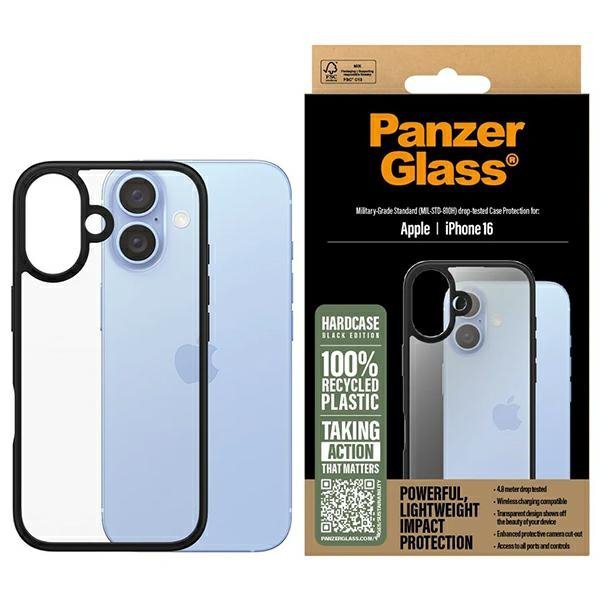 PanzerGlass HardCase iPhone 16 6.1&quot;czarny/black 1295